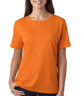 3580 LA T Ladies’ Combed Ring-Spun Jersey T-Shirt Mandarin