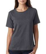 3580 LA T Ladies’ Combed Ring-Spun Jersey T-Shirt Charcoal