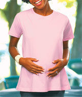3585 LA T Ladies' Jersey Maternity Top Pink