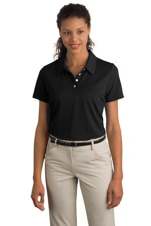 Ladies Nike Sphere Dry Diamond Polo. 358890 Black