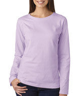 3588 LA T Ladies’ Combed Ring-Spun Jersey Long-Sleeve T-Shirt Lilac