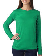 3588 LA T Ladies’ Combed Ring-Spun Jersey Long-Sleeve T-Shirt Kelly