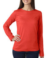 3588 LA T Ladies’ Combed Ring-Spun Jersey Long-Sleeve T-Shirt Fire