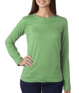 3588 LA T Ladies’ Combed Ring-Spun Jersey Long-Sleeve T-Shirt Grass
