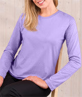 3588 LA T Ladies’ Combed Ring-Spun Jersey Long-Sleeve T-Shirt Lavender