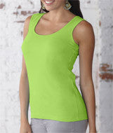 3590 LA T Ladies CRS Jersey Tank Key Lime
