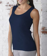 3590 LA T Ladies CRS Jersey Tank Navy