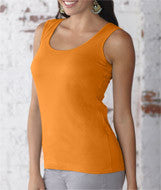 3590 LA T Ladies CRS Jersey Tank Papaya