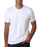 3600 Next Level Men's Premium Fitted Short-Sleeve Crew White