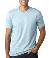 3600 Next Level Men's Premium Fitted Short-Sleeve Crew Light Blue