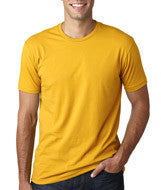 3600 Next Level Men's Premium Fitted Short-Sleeve Crew Gold