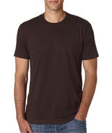 3600 Next Level Men's Premium Fitted Short-Sleeve Crew Dark Chocolate