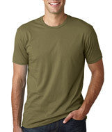 3600 Next Level Men's Premium Fitted Short-Sleeve Crew Military Green