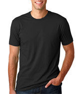 3600 Next Level Men's Premium Fitted Short-Sleeve Crew Black