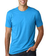 3600 Next Level Men's Premium Fitted Short-Sleeve Crew Turquoise