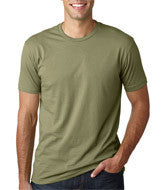 3600 Next Level Men's Premium Fitted Short-Sleeve Crew Light Olive