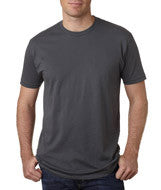 3600 Next Level Men's Premium Fitted Short-Sleeve Crew Heavy Metal