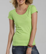 3604 LA T Junior Deep Scoop Longer Length T Key Lime