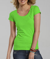 3604 LA T Junior Deep Scoop Longer Length T Apple