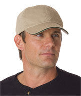 3617 Bayside Washed Cotton Unstructured Sandwich Cap Tan/ Dark Green