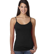 3623 LA T Junior Spaghetti Strap Tank Black