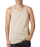 3633 Next Level Men's Premium Jersey Tank Sand