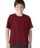 363B Jerzees Youth HiDENSI-T&reg; T-Shirt Crimson