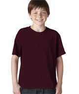 363B Jerzees Youth HiDENSI-T&reg; T-Shirt Maroon