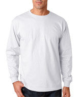 363LS Jerzees Adult HiDENSI-T&reg; Long-Sleeve T-Shirt White
