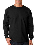 363LS Jerzees Adult HiDENSI-T&reg; Long-Sleeve T-Shirt Black
