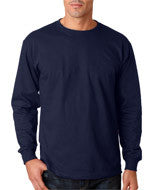 363LS Jerzees Adult HiDENSI-T&reg; Long-Sleeve T-Shirt J Navy