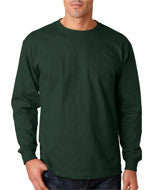 363LS Jerzees Adult HiDENSI-T&reg; Long-Sleeve T-Shirt Forest Green