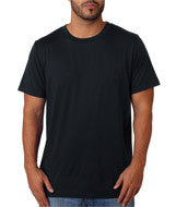 3650 Bella + Canvas Unisex Poly-Cotton Short-Sleeve Tee Black