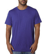 3650 Bella + Canvas Unisex Poly-Cotton Short-Sleeve Tee Team Purple