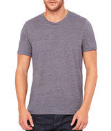 3650 Bella + Canvas Unisex Poly-Cotton Short-Sleeve Tee Asphalt Slub