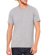 3650 Bella + Canvas Unisex Poly-Cotton Short-Sleeve Tee Deep Heather Speckled