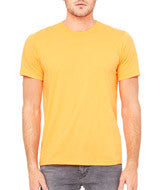 3650 Bella + Canvas Unisex Poly-Cotton Short-Sleeve Tee Neon Orange