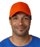 3660 Bayside Chino Twill Structured Cap Orange