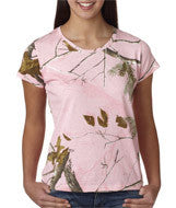 3685 Code V Ladies Realtree T Shirt Realtree Ap HD Pink