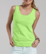 3690 LA T Juniors Fine Jersey Tank Key Lime