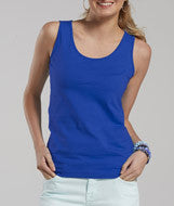 3690 LA T Juniors Fine Jersey Tank Royal