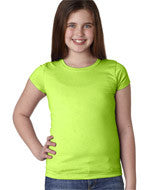 3710 Next Level The Princess Tee Neon Heather Green (60/40)