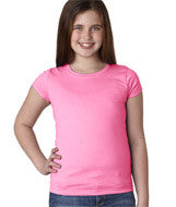 3710 Next Level The Princess Tee Neon Heather Pink (60/40)