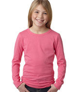 3711 Next Level The Princess Long-Sleeve Tee Hot Pink