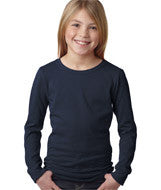 3711 Next Level The Princess Long-Sleeve Tee Midnight Navy