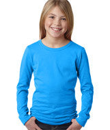 3711 Next Level The Princess Long-Sleeve Tee Turquoise