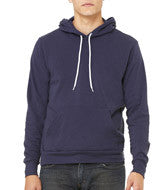 3719 Bella + Canvas Unisex Poly-Cotton Fleece Pullover Hoodie Navy