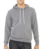 3719 Bella + Canvas Unisex Poly-Cotton Fleece Pullover Hoodie Deep Heather
