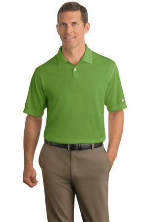 Nike Golf - Dri-FIT Pebble Texture Polo. 373749 Chlorophyll