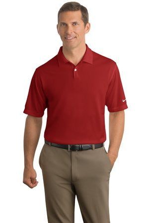 Nike Golf - Dri-FIT Pebble Texture Polo. 373749 Varsity red